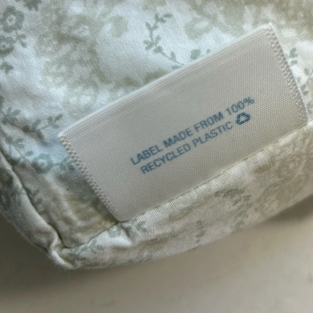 Simply Shabby Chic Sheet Set Cream Moss Green Bedding 100% Cotton Twin NWT
